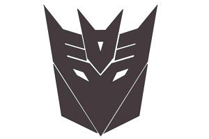 How to Draw Decepticon Logo from Transformers