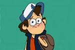 How to Draw Dipper Pines from Gravity Falls