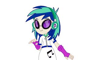 How to Draw Dj Pon-3 from My Little Pony Equestria Girls Rainbow Rocks