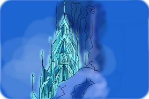 How to Draw Elsa'S Ice Palace, Ice Castle