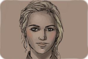 How to Draw Emily Wickersham from Ncis