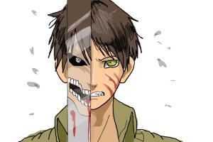 How to Draw Eren Titan Form from Shingeki No Kyojin