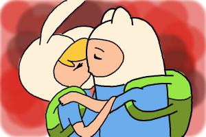 How to Draw Finn And Fionna Kissing