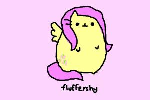 How to Draw Fluffershy from My Little Pusheens