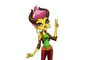 How to Draw Gilda Goldstag from Monster High