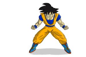 How to Draw Goku Full Body