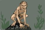 How to Draw Gollum from Lord Of The Rings