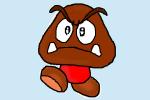 How to Draw Goomba from Super Mario