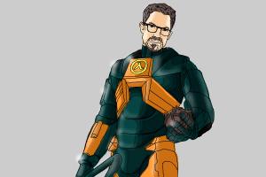 How to Draw Gordon Freeman from Half-Life 2