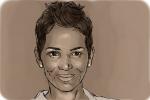 How to Draw Halle Berry