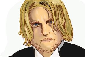 How to Draw Haymitch Abernathy, Woody Harrelson from The Hunger Games