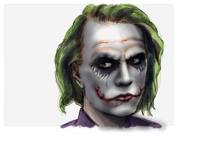 Joker drawing Heath Ledger inspired  DC Entertainment Amino