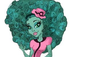 How to Draw Honey Swamp from Monster High
