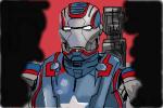 How to Draw Iron Patriot Armor from Iron Man