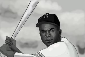 drawing jackie robinson