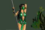 How to Draw Jade from Mortal Combat