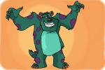 How to Draw Sulley, James P. Sulley from Monsters Inc.