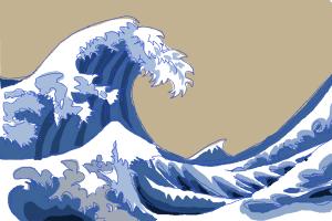 How to Draw Japanese Waves