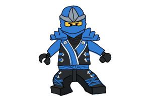 How to Draw Jay from Lego Ninjago