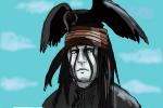 How to Draw Johnny Depp As Tonto