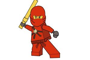 How to Draw Kai from Lego Ninjago