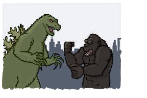 How to Draw Godzilla Step by Step - Easy Drawings for Kids - DrawingNow