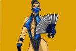 How to Draw Kitana from Mortal Combat