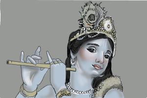 How to Draw Krishna