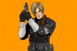 How to Draw Leon Scott Kennedy from Resident Evil