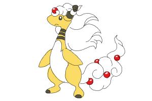 How to Draw Mega Ampharos