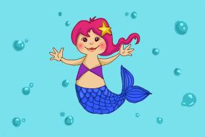 How to Draw Mermaids For Kids