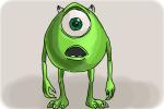 How to Draw Mike, Michael Wazowski from Monsters, Inc.