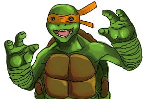 How to Draw Michaelangelo from Teenage Mutant Ninja Turtles 2014, Tmnt