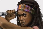 How to Draw Michonne from The Walking Dead