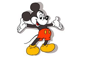 How to Draw Mickey Mouse Full Body