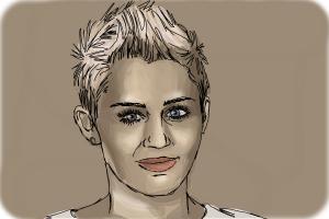 How to Draw Miley Cyrus