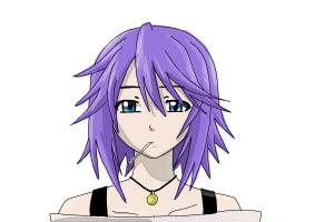 How to Draw Mizore Shirayuki from Rosario + Vampire