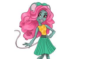 How to Draw Mouscedes King from Monster High