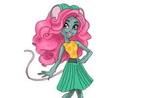 How to Draw Mouscedes King from Monster High