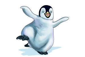 How to Draw Mumble from Happy Feet