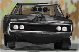 How to Draw Muscle Cars