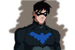 How to Draw Nightwing from Young Justice