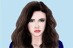 How to Draw Nina Dobrev