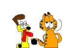 How to Draw Odie And Garfield