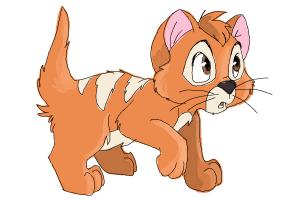 How to Draw Oliver from Oliver And Company