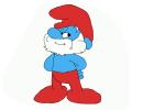 How to Draw Papa Smurf from The Smurfs