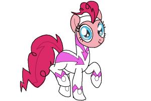 How to Draw Pinkie Pie, Filly-Second from Power Ponies