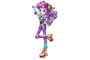 How to Draw Pinkie Pie from My Little Pony Equestria Girls Friendship Games