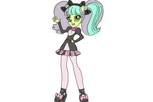 How to Draw Pixel Pizzaz from My Little Pony Equestria Girls