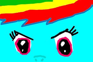 How to Draw Rainbowdash'S Face